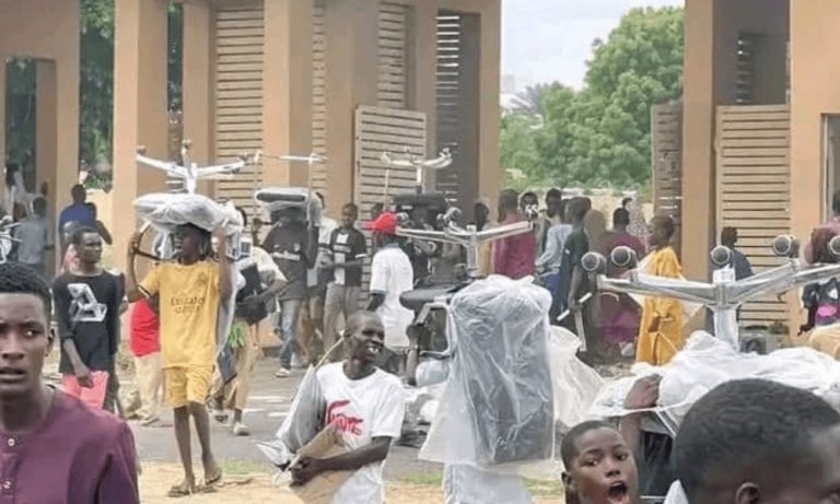 Hoodlums Loot and Burn NCC Industrial Park in Kano