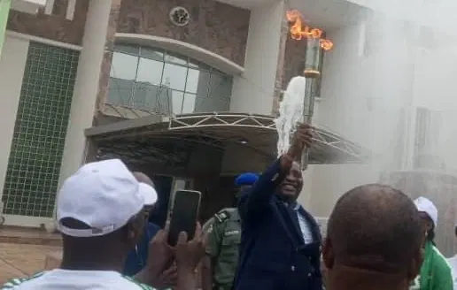 Benue State Receives Torch of Unity for National Sports Festival